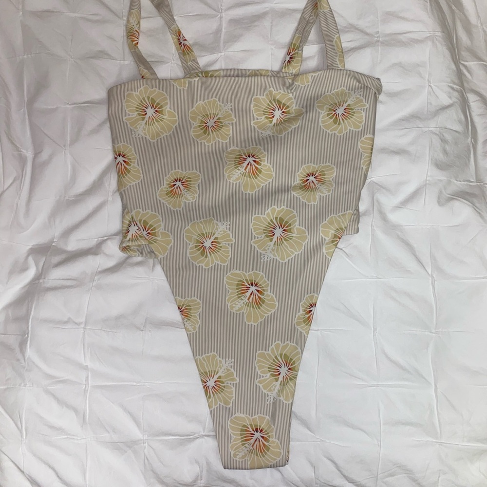 Benoa Swim Yellow Hapa Utopia One-piece Small